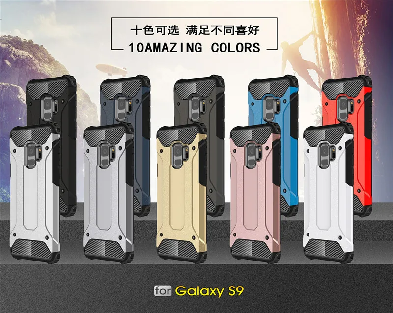 Чехол-броня для samsung Galaxy A50 задняя крышка телефона силиконовый чехол-бампер