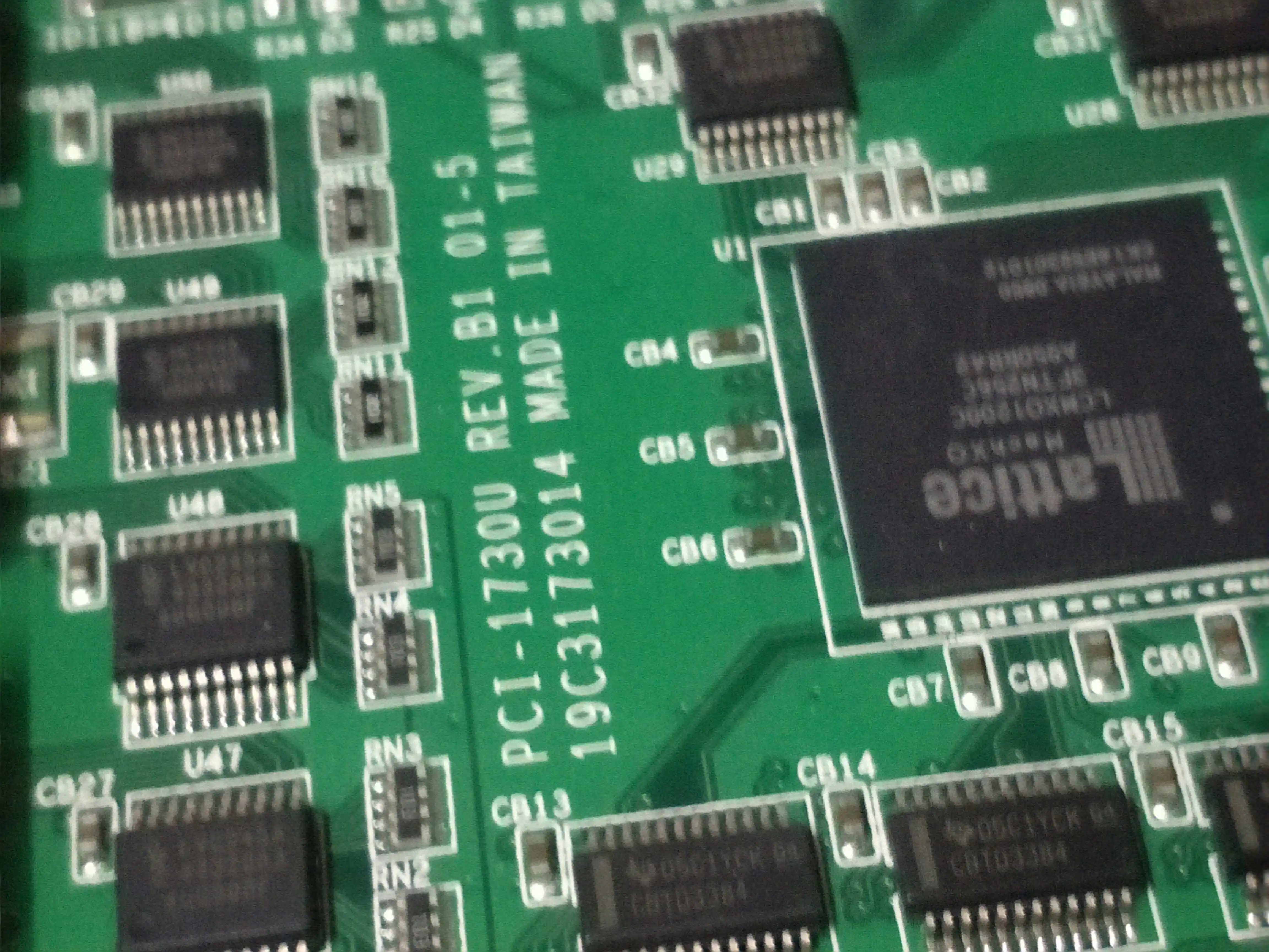 Оригинальный демонтаж PCI 1730U 32 полосная изоляция цифрового количества Входная и выходная карта 90% новая