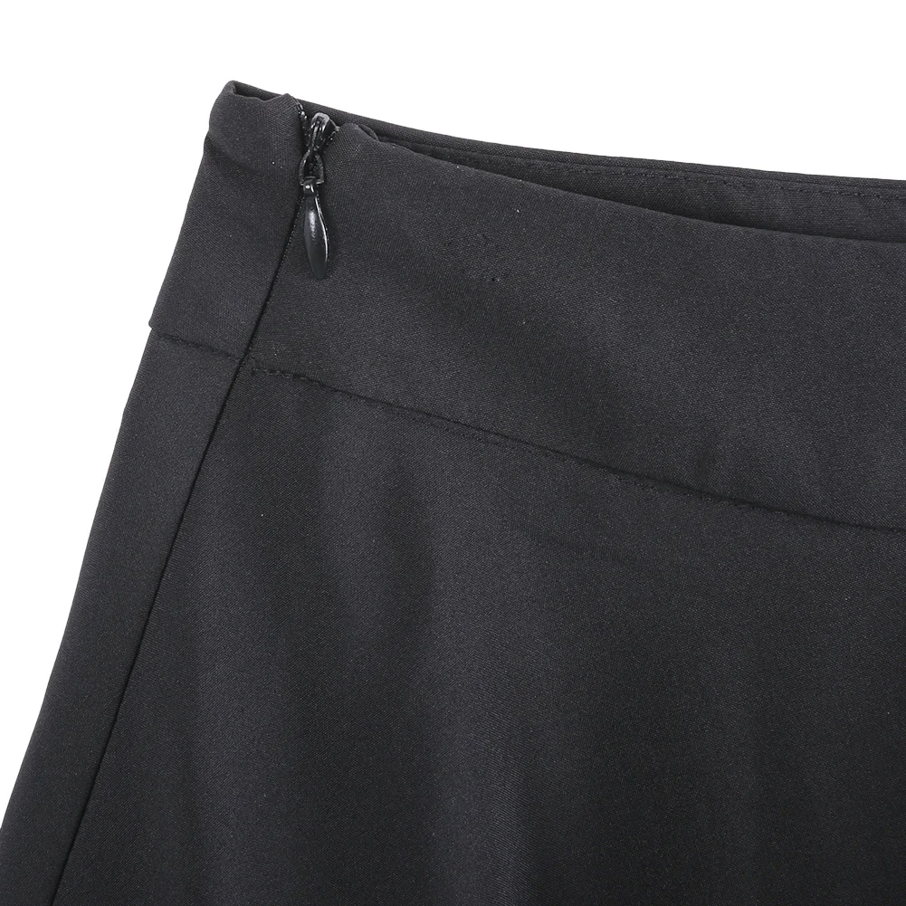 Новый сексуальный винтажный женский белый укороченный топ и черная мини юбка