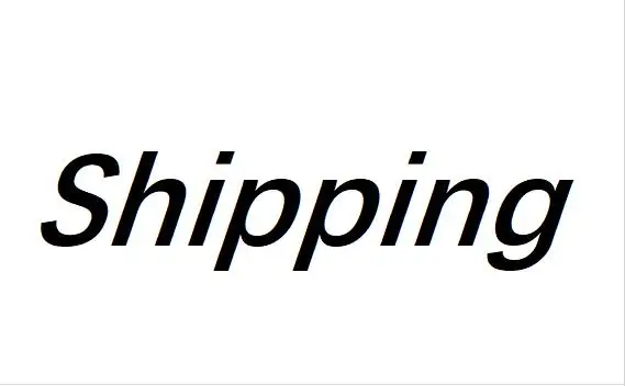 

shipping