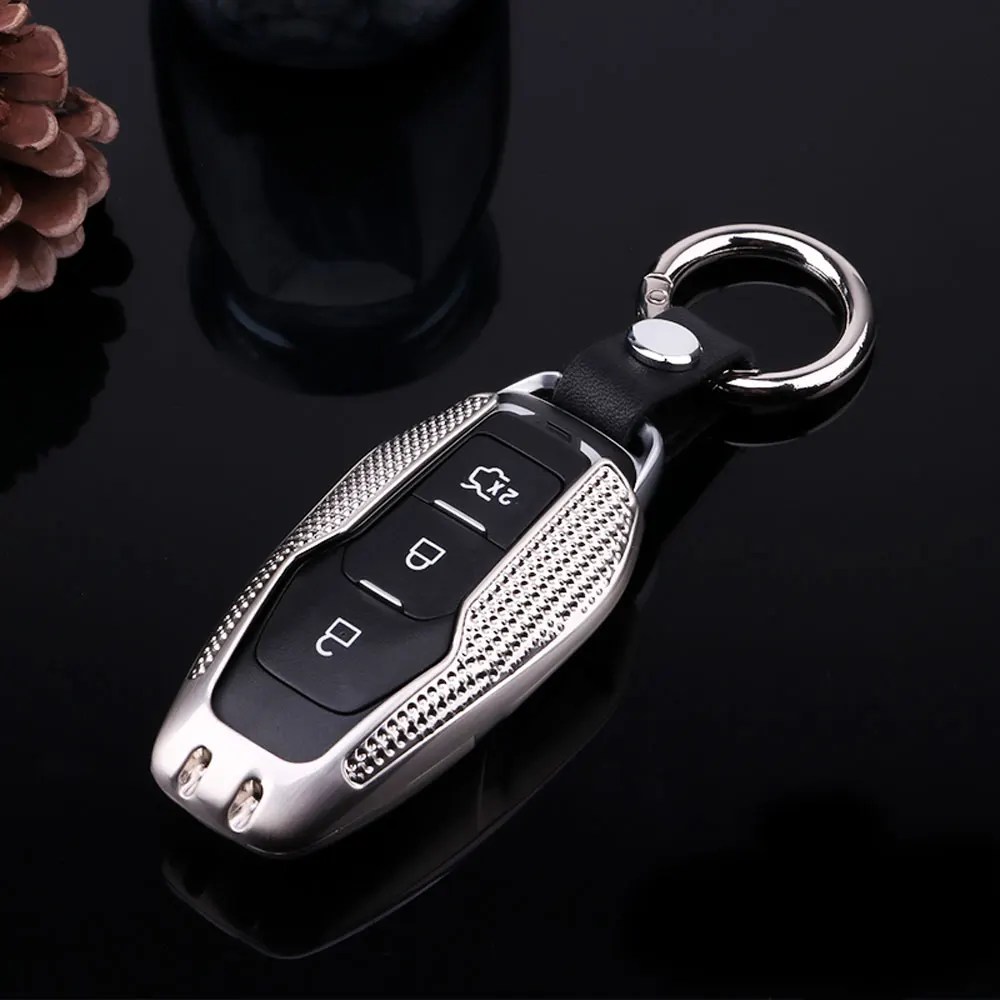 Чехол для автомобильного ключа из цинкового сплава Ford Focus 3 Fiesta Maverick Mondeo MK4 MK2 MK3
