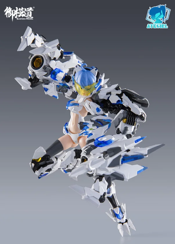 

Original Japanes Assembling model Mobile Suit Girl Workshop White Tiger Machine Niang Assembled Movable Model Figure Model Toy