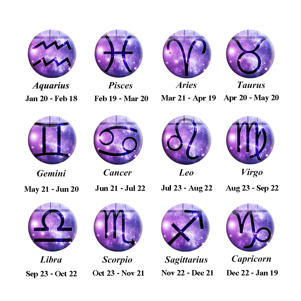 12 созвездий брелок Знаки зодиака кольца для ключей многоцветная кожа кисточка