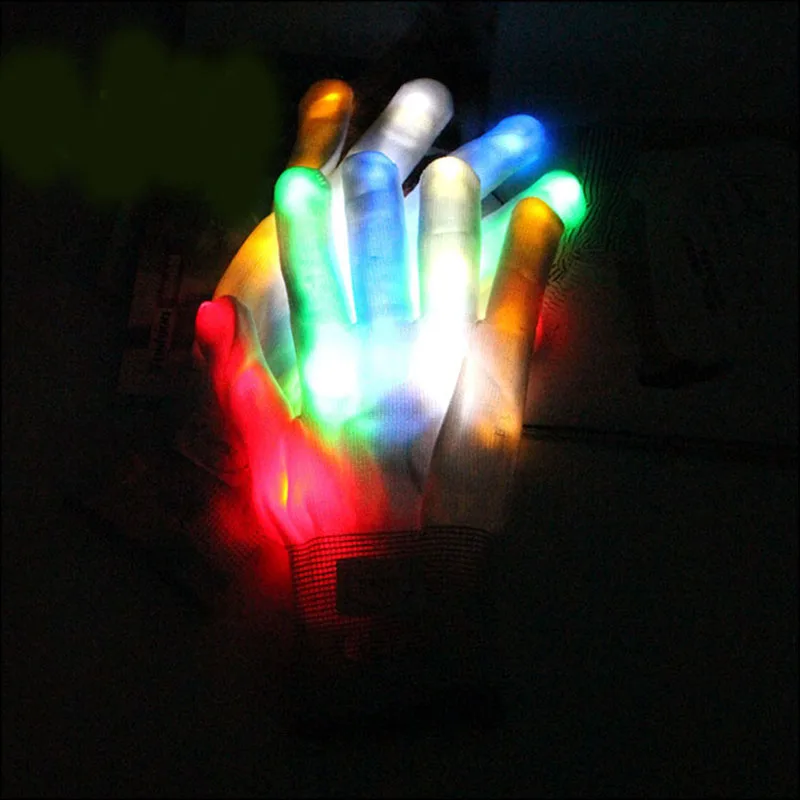 245 мм лазерные перчатки со светодиодом этап свечение красочные скелетом Танцы