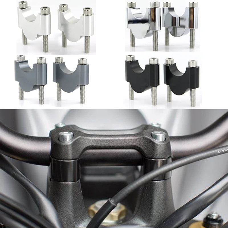 

1 1/8" 28mm Handlebar Risers CNC Aluminum Fit For Triumph Street Triple S 675/R R Street Triple RS