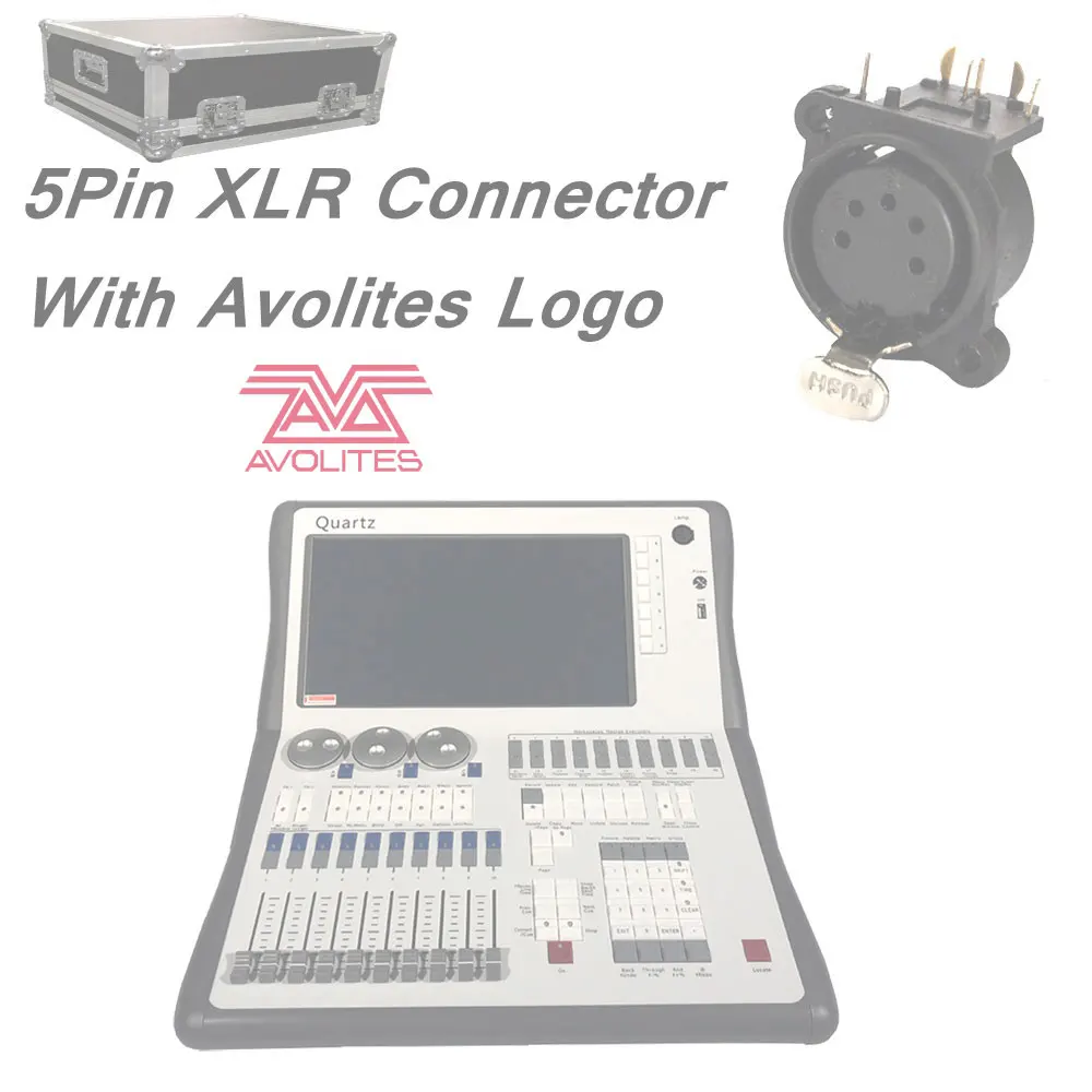5Pin XLR Connector Tiger touch Titan кварцевый консольный контроллер dmx Core i5 процессор для светодиодный Par движущаяся головка лазерный проектор DJ оборудование - Цвет: 5Pin XLR Connector