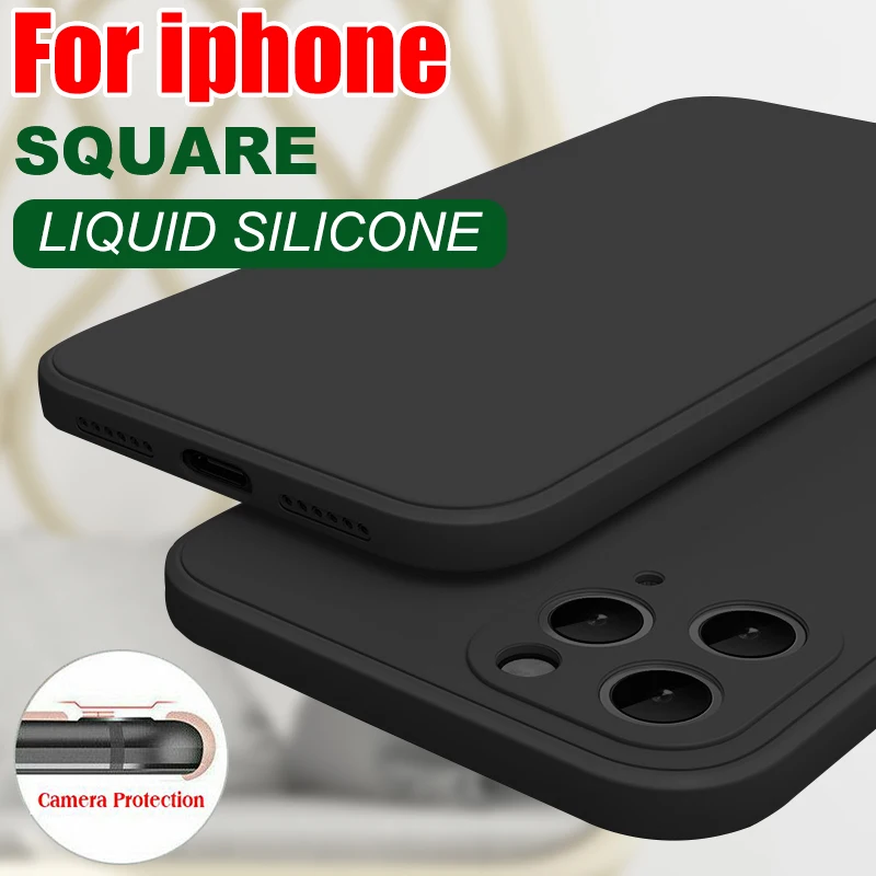 Официальный Оригинальный жидкий силиконовый чехол для телефона IPhone 11 Pro XR X XS Max SE