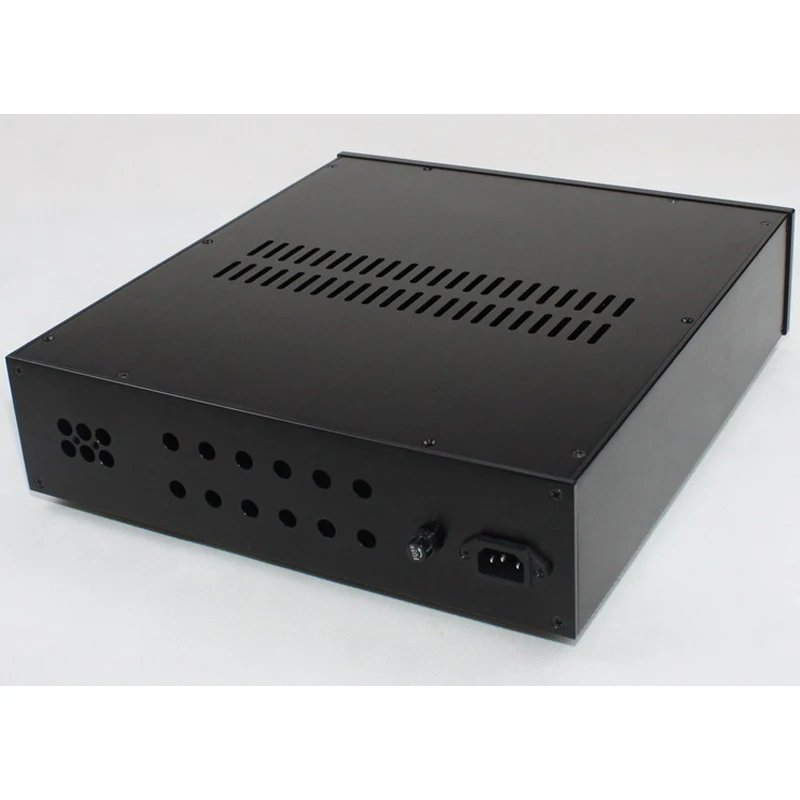 

Vogue 380*355*92MM WA78 All Aluminum Preamp Amplifier Chassis Box House DIY Enclosure With Feet Knob Amplifier Case Shell
