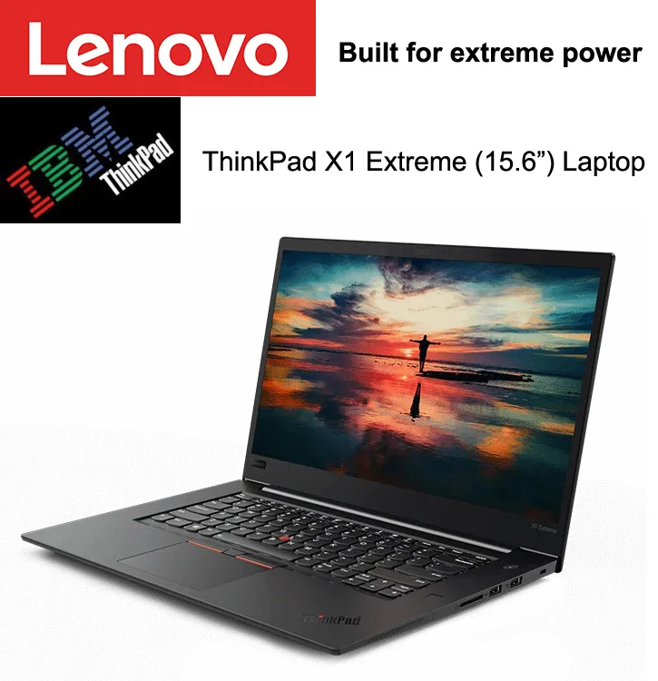 Лучший 15,6 дюймовый ноутбук lenovo ThinkPad X1 Hermit с i7-8750H 6 ядер 12 нитей ЦП NVIDIA 4 ГБ 16 ГБ 512 ГБ SSD Win10 Pro