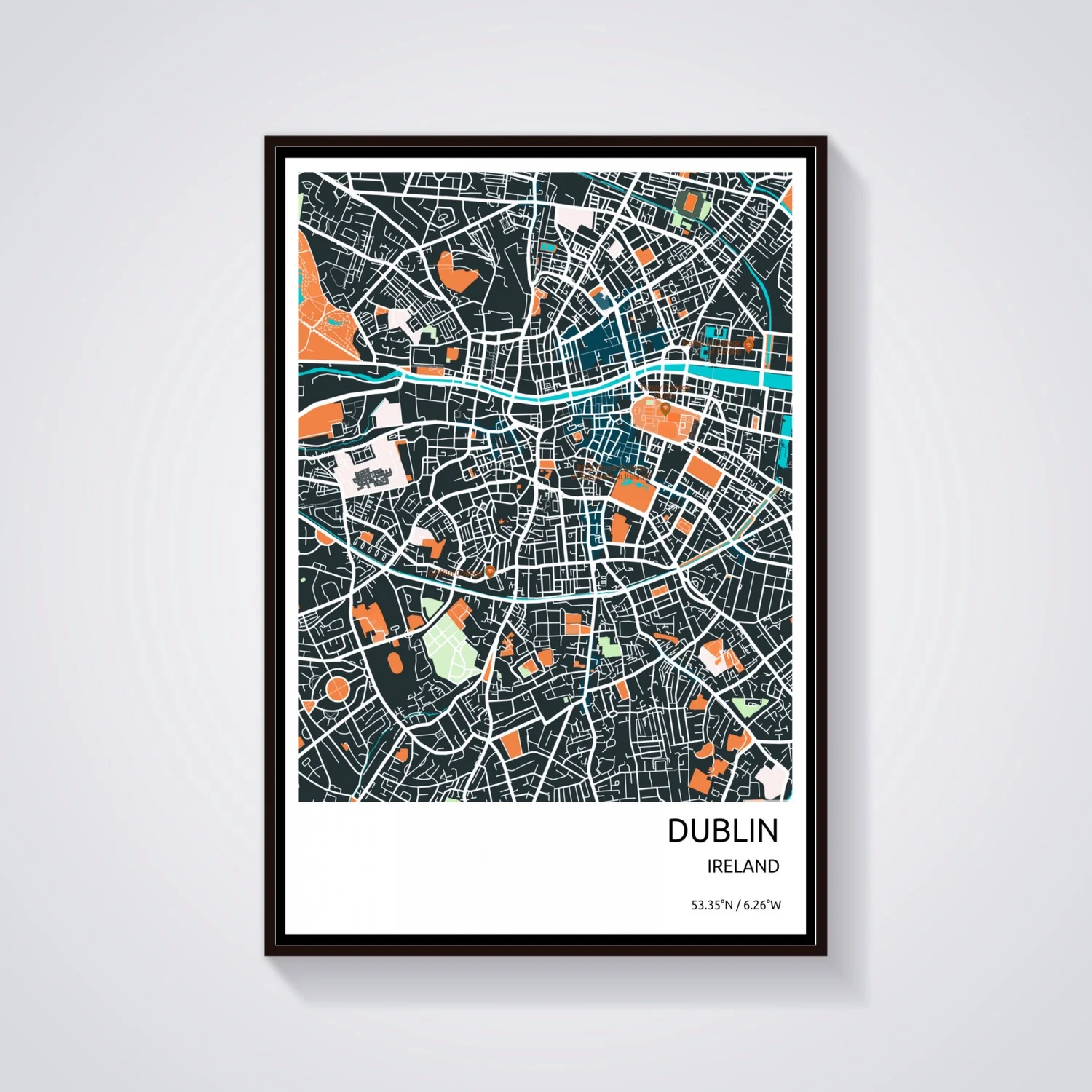 

Ireland Dublin City Poster
