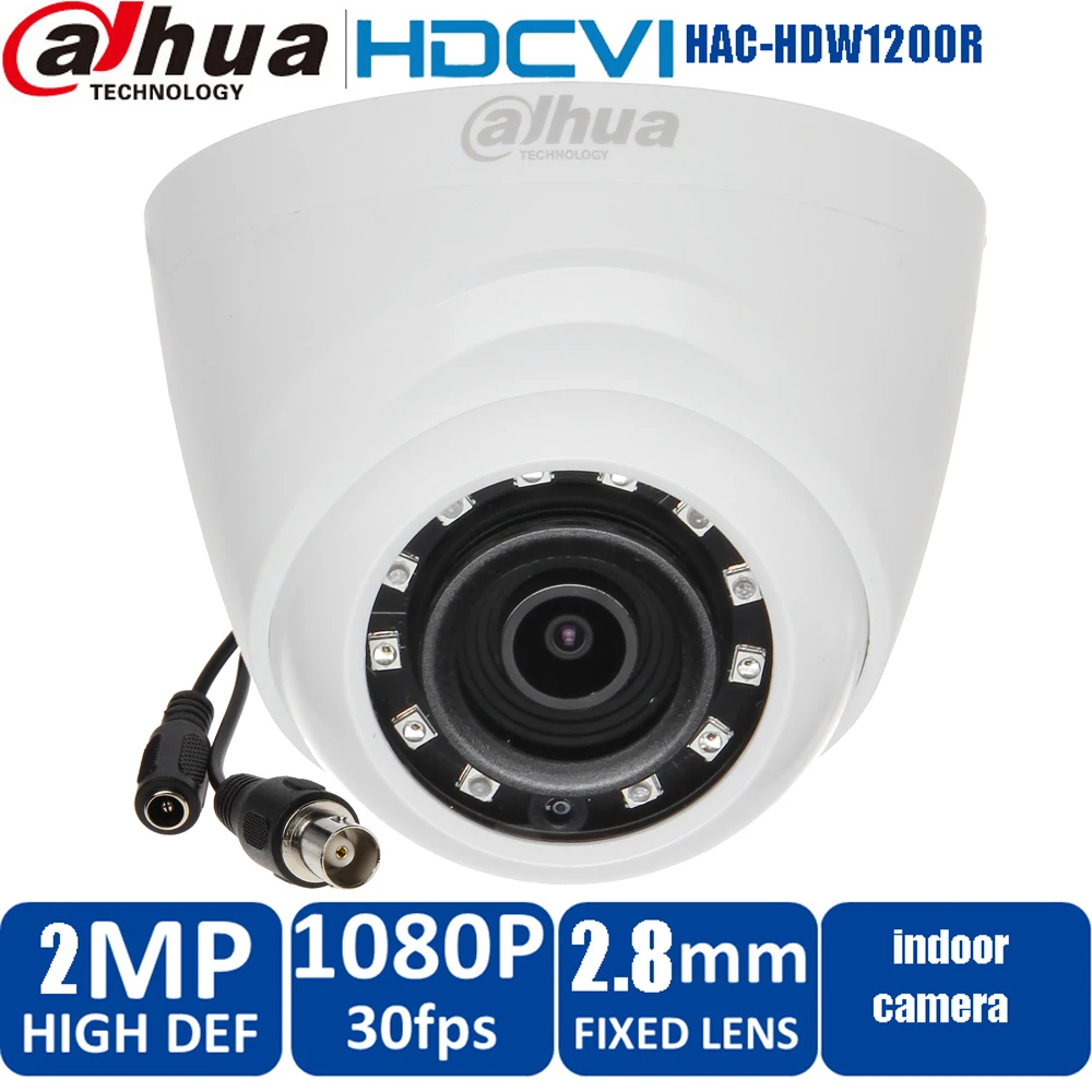 Сетевой видеорегистратор Dahua HAC HDW1200R 2MP HDCVI Камера глазного яблока 1080P Smart ИК