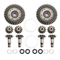 metal differential gear assembly upgrade kit for 110 hq727 slash 4x4 rc car truck modification parts