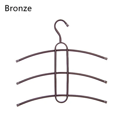 Bronze Вешалка для одежды, многофункциональная вешалка для одежды, противоскользящая вешалка для одежды, домашняя многослойная одежда - Цвет: Bronze