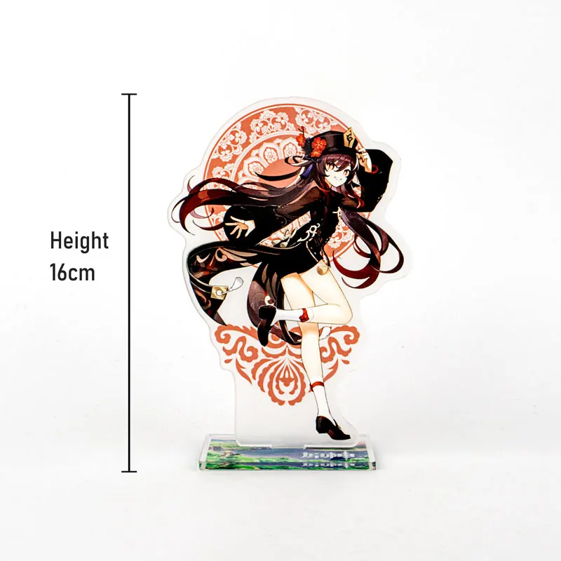 

Genshin Impact Action Figures Acrylic Stand Model Genshin Raiden Shogun Kokomi DIY Desk Decor Standing Sign Collection Ornament