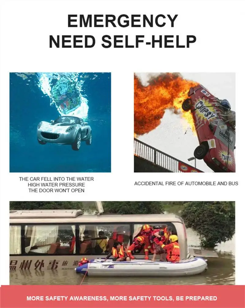 Брелок для ключей со сломанным окном молоток безопасности автомобиля инструмент