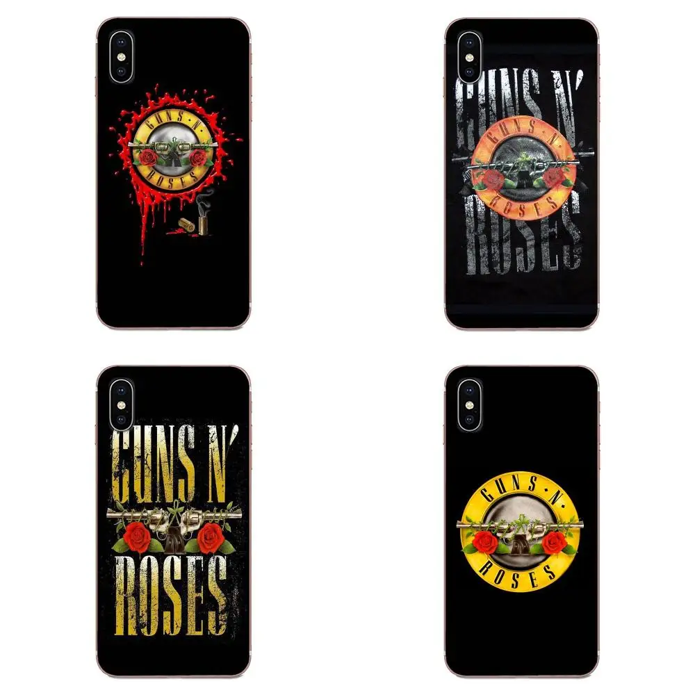 Мягкий чехол для Xiaomi Mi3 Mi4 Mi4C Mi4i Mi5 Mi 5S 5X 6 6X 8 SE Pro Lite A1 Max Mix 2 Note 3 4 Guns N Roses Music Bank |