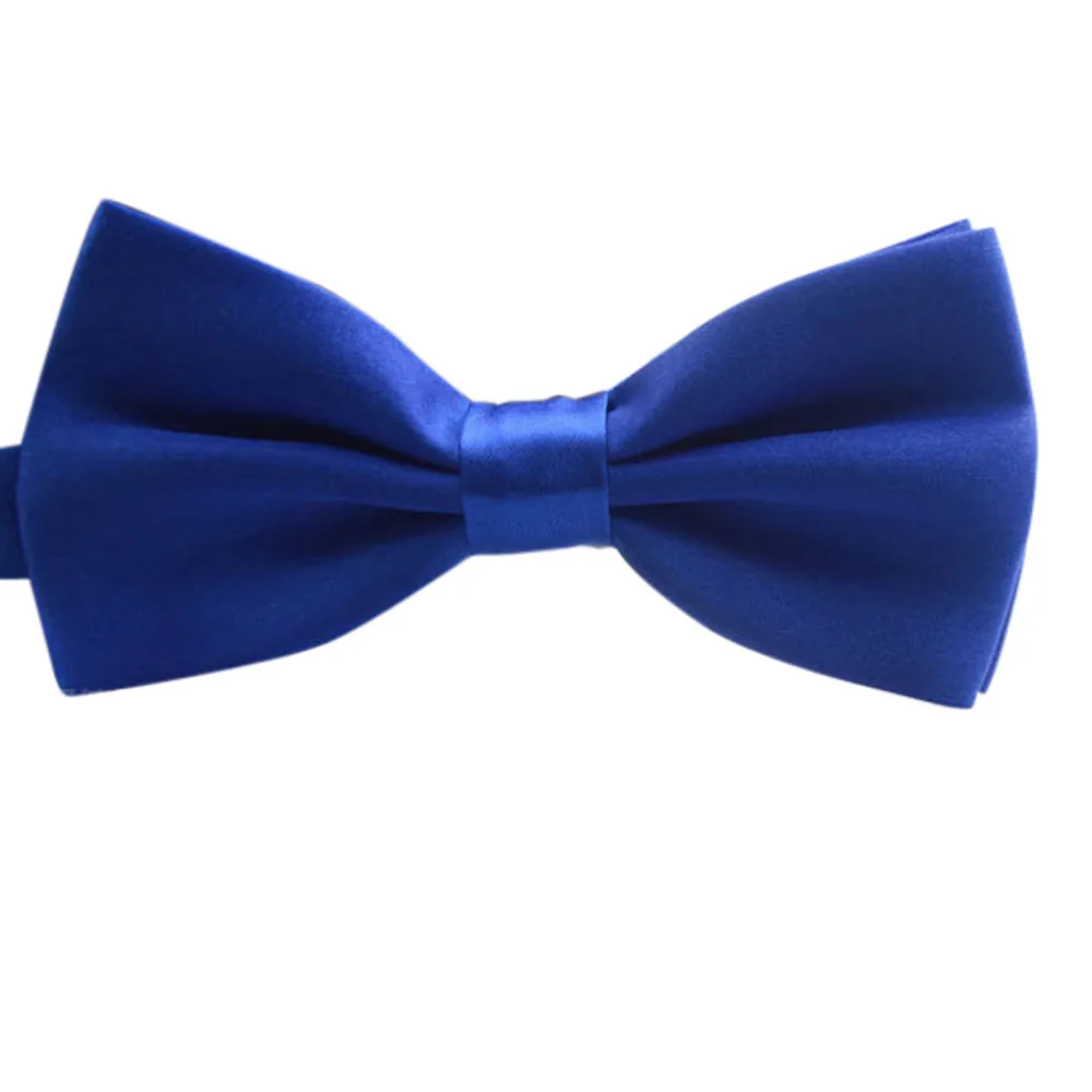 Navy Blue 14 цветов, Классическая мода, новинка, мужской регулируемый смокинг, Свадебный галстук-бабочка, галстук-бабочка, однотонный цвет, розовый, синий, красный, цвета шампанского - Цвет: Navy Blue