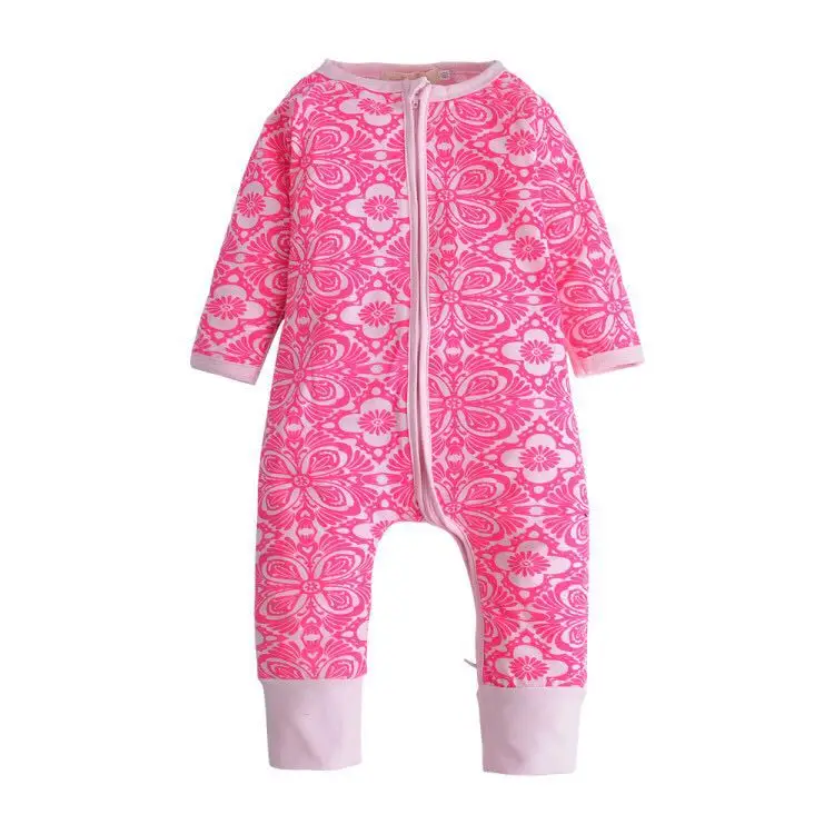 Pink Комбинезоны для новорожденных; одежда из мягкого флиса для маленьких девочек; сезон весна-зима; теплый комбинезон для малышей; одежда для маленьких мальчиков - Цвет: Pink
