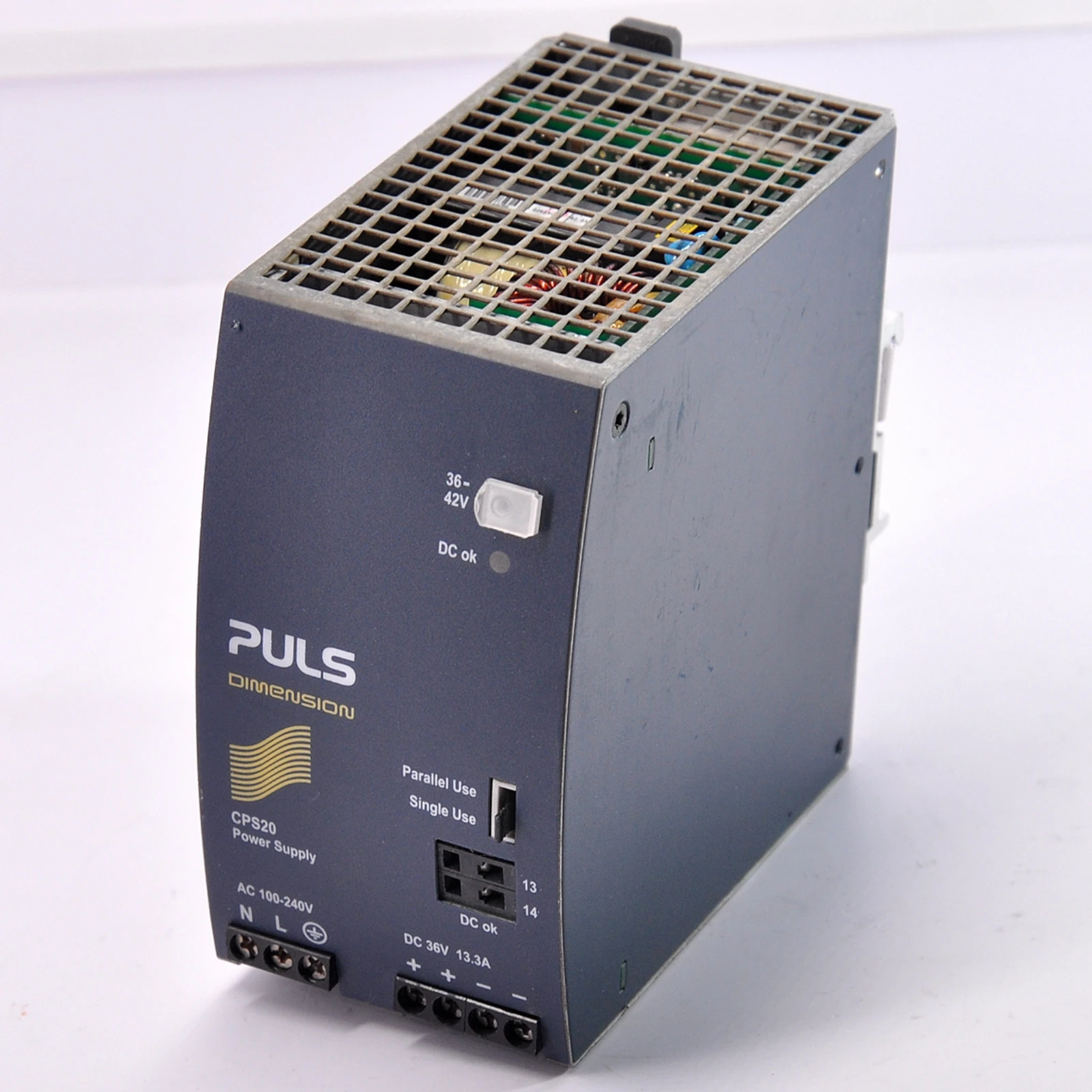 

PULS CPS20.361 DIN rail power supply for single-phase systems