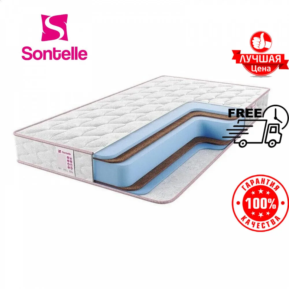 Матрас для кровати sontell pure Roll 21 Balance + сна домашняя мебельная фурнитура двойной
