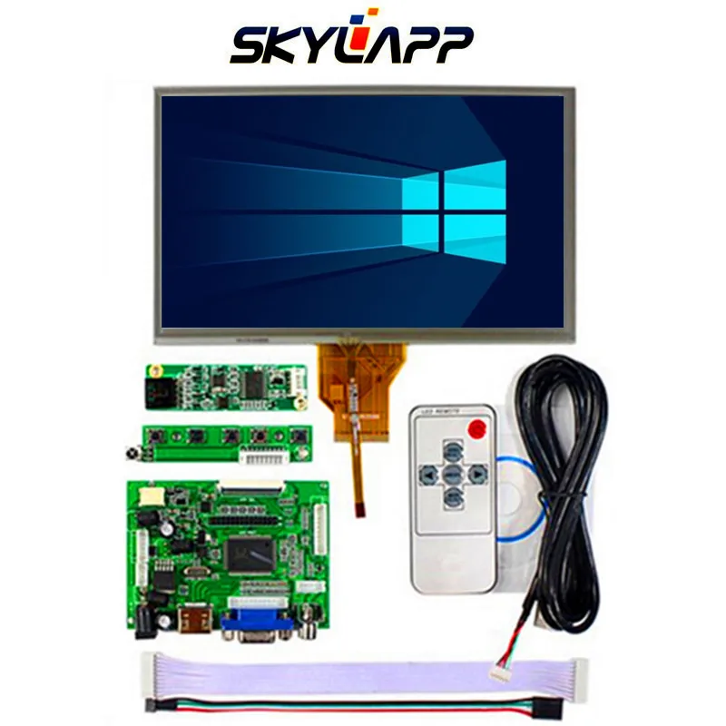 Полный ЖК дисплей 7 дюймов сенсорный экран TFT монитор AT070TN90 HDMI VGA вход плата