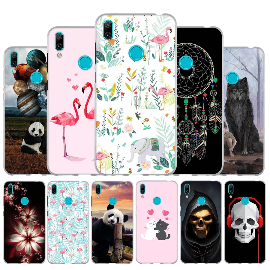 Чехол для Huawei Y5 Y7 Y 7 Prime 2019 силиконовый мягкий чехол из ТПУ Mate 20 lite II Honor 8s 5 Play бампер