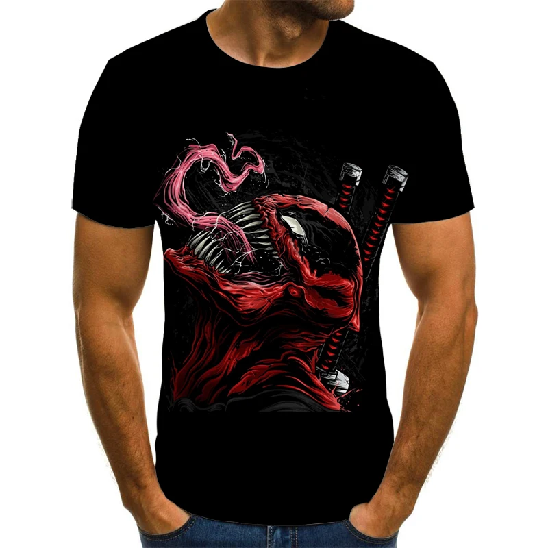 

Men's Casual Top T-Shirt Boy Sports T-Shirt 3D Cartoon Fashion T-Shirt Men's Round Neck Short Sleeve Street Hip Hop Styl T-Shirt