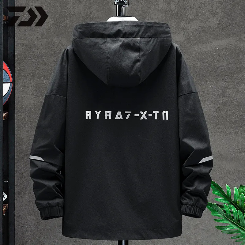 

Daiwa Fishing Clothing Quick-Drying Sun Protection Hooded Fishing Shirts Anti-UV Long Sleeve Sunscreen Hiking Fishing Clothes