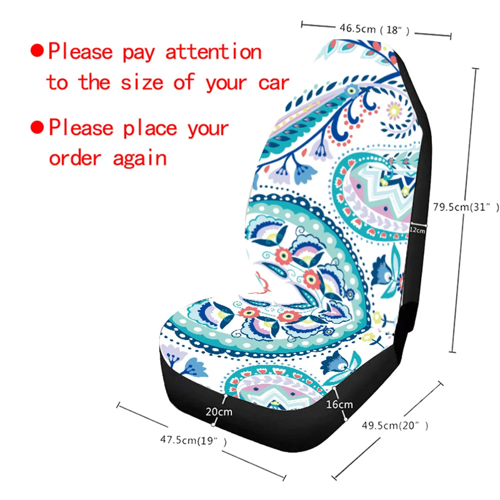 Boho Style Tribal Wolf Dream Catcher Pattern Universal Car Seat Covers Front Seats Protector For SUV/Jeep/Trucks VW Toyota | Автомобили и