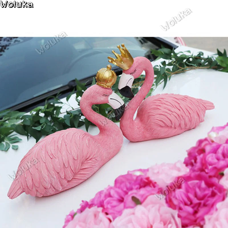 Украшение автомобиля Фламинго тема свадебное оформление набор системы фонари