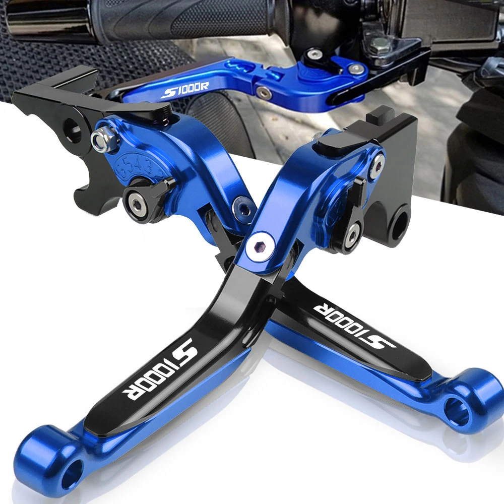 

Motorcycle Clutch Brake Lever CNC Aluminum Extendable Adjustable Foldable Levers FOR BMW S1000R wandw oCC 2015-2016 Accessories