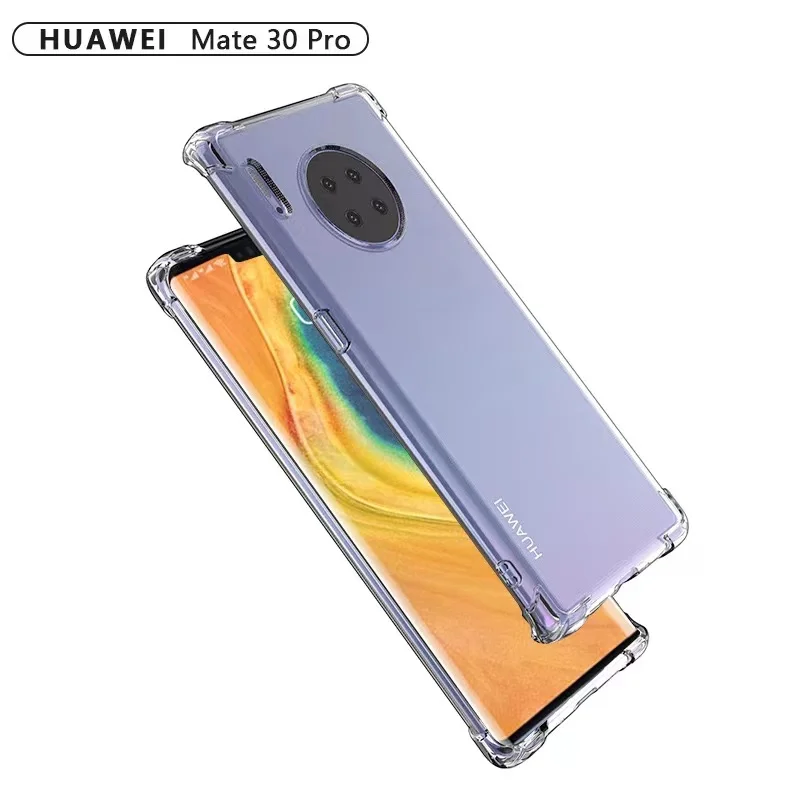 thickened tpu air bag for huawei p40 30 20 pro quad angle anti drop for mate 40 30 pro cell phone case free global shipping