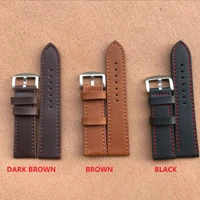 20mm 22mm leather watchband for samsung galaxy watch active 42mm 46mm gear s2 s3 strap band amazfit bip for strap