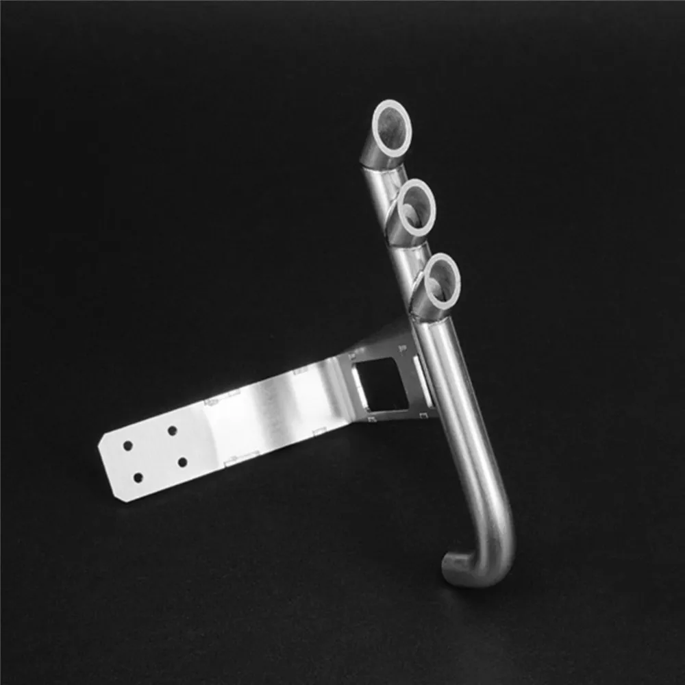 Тройник для радиоуправляемой модели 1/14 TAMIYA металлическая выхлопная труба