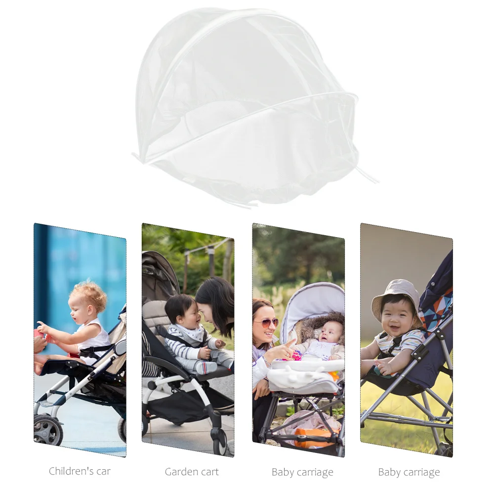 

Universal Dual-Use Zipper Mesh Mosquito Net Cover for Baby Kids Stroller