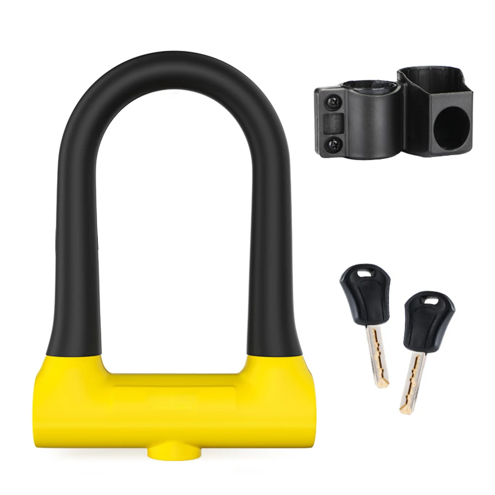 

Mountain Bike U-Shaped Anti-Theft MTB Road Bike Wheel Lock Waterproof Sturdy Electric Scooter Security Locks Cycling Accessories