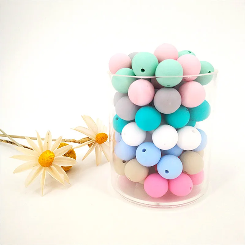 10 шт. силиконовые бусины для прорезывания зубов 15 мм|Шнурки и чехлы сосок| |