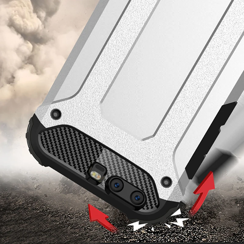 Прочный гибридный жесткий ударопрочный бронированный чехол для задней панели