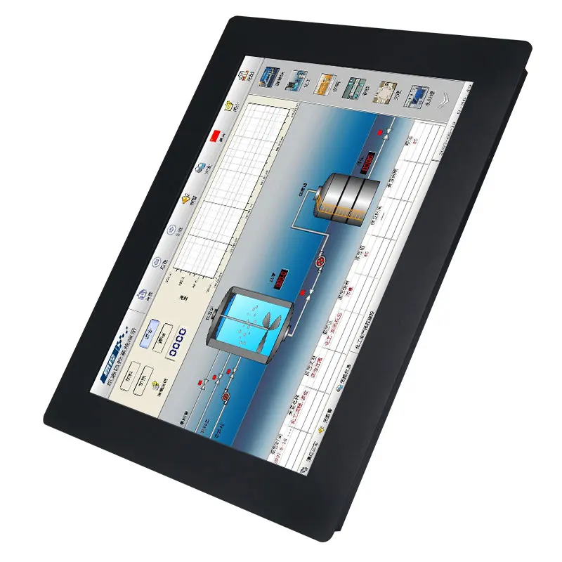 

10.1 Inch VGA HDMI DVI USB Monitor Buckles Mounting Resistance Touch Screen 10 inch Industrial Display 1024*600