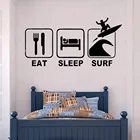 Переводные наклейки на стену для съемного сна и серфинга, спортивные Переводные картинки, стикеры для серфинга, декор для детской, спальни, комнат, виниловые обои WL1991