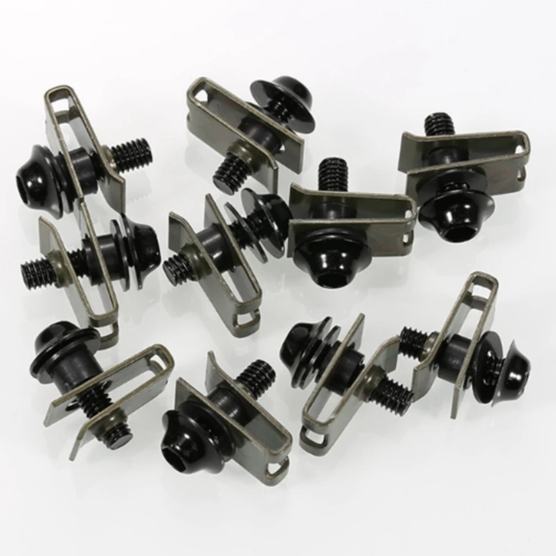10 шт./компл. алюминиевый мотоцикл M5 обтекатель болты крепежные зажимы винтовые