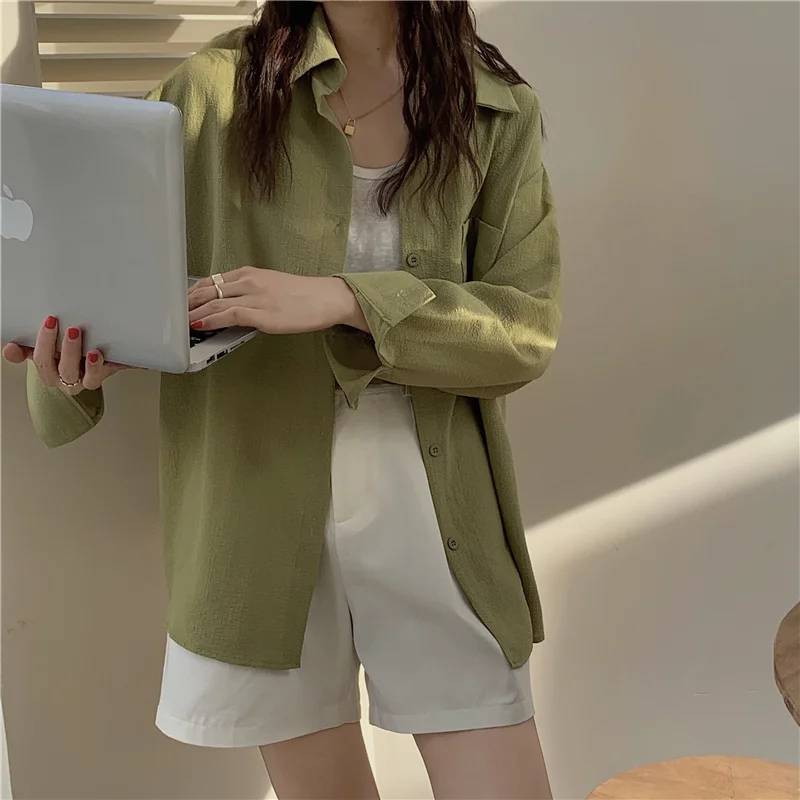 

Blouses Women Casual Cost-Effective New Women's Autumn Korean Style Loose Hundred