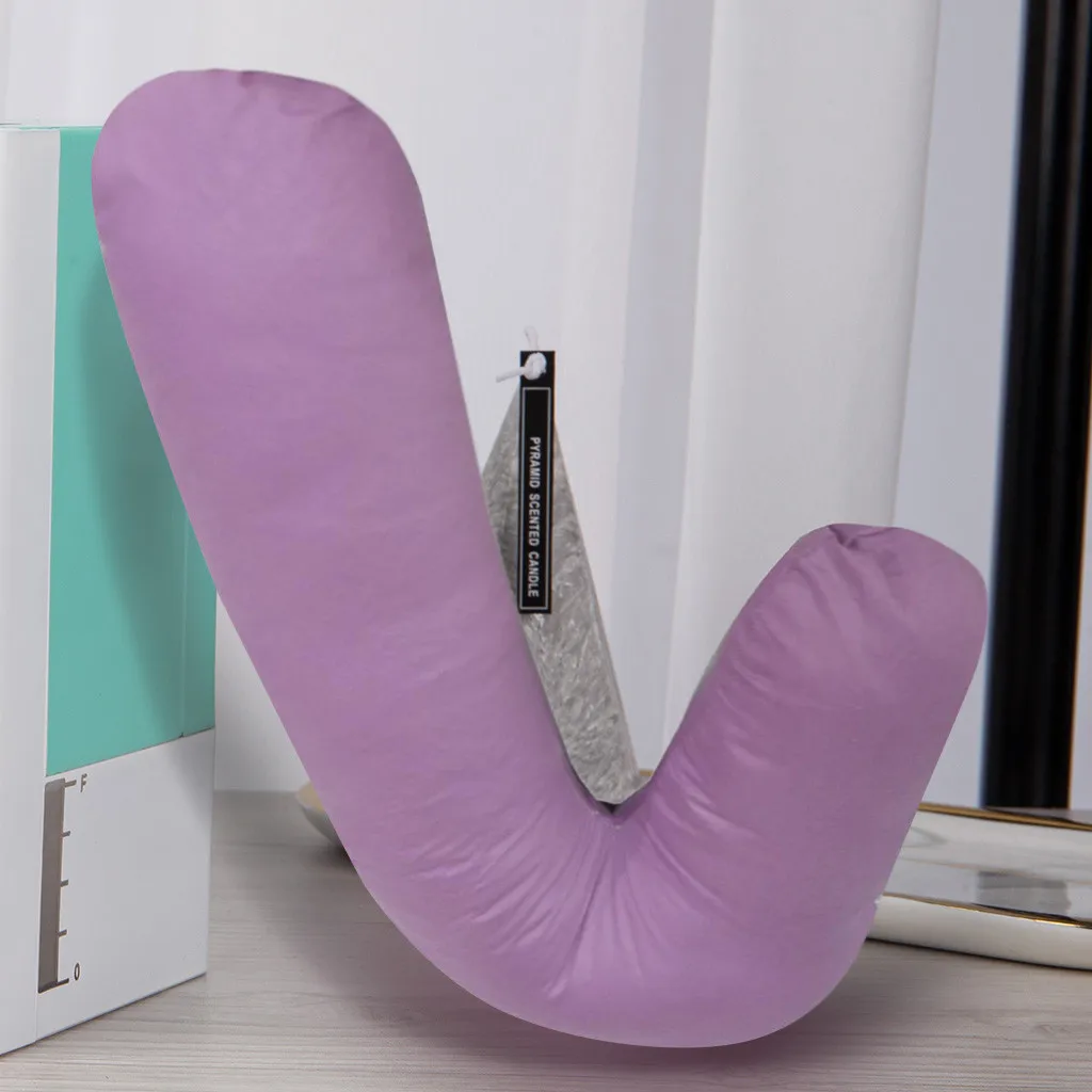 V образная подушка чехол одевалка: для кормления грудью вырез сзади Поддержка