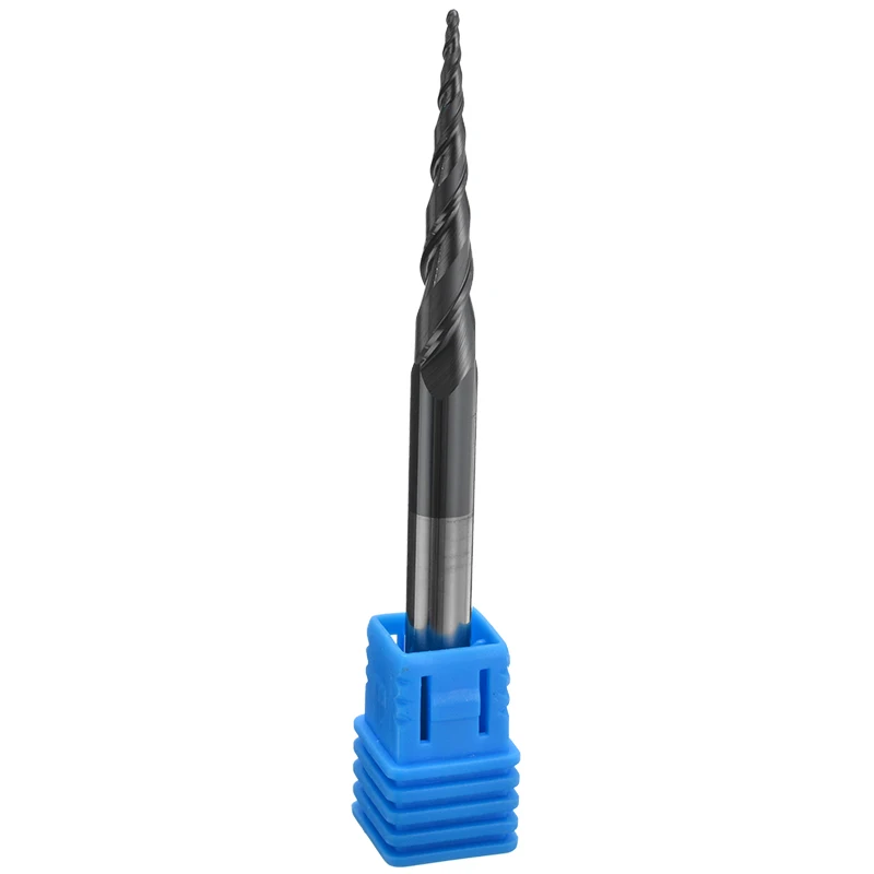 1 шт. r0.5xd6x30. 5x75l 2 флейты Вольфрамовая сталь коническая сферическая Концевая фреза
