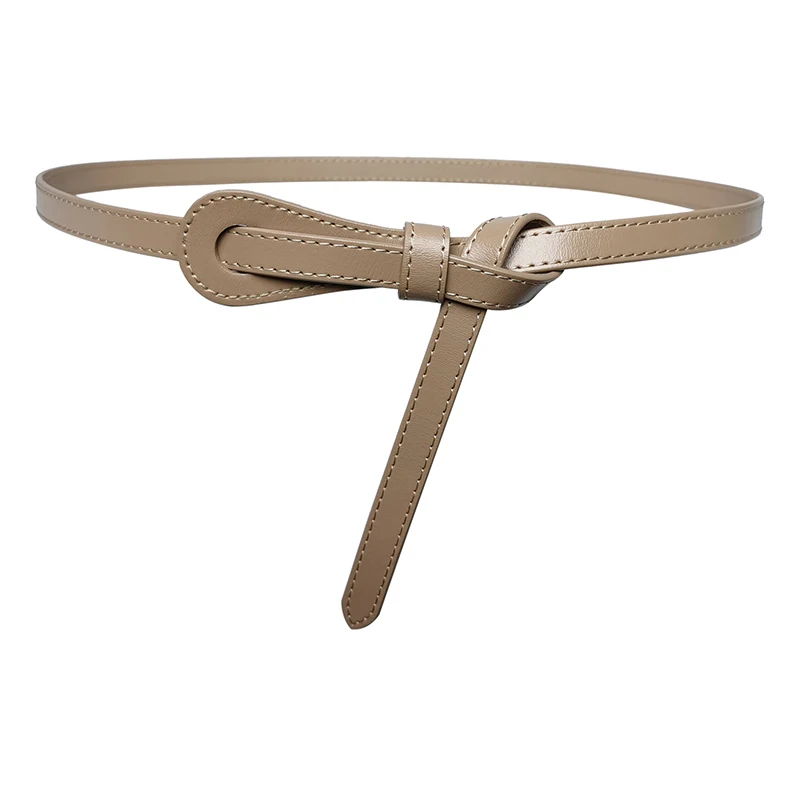 Женский черный ремень DEAT из искусственной кожи простой офисный Дамский стиль