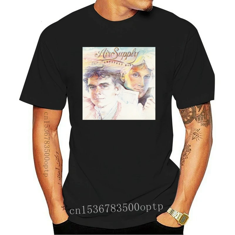 

New Air Supply T-Shirt Classic 80 Retro Soft Rock 100% Cotton Graphic White Tee Cool Gift Personality Tee Shirt