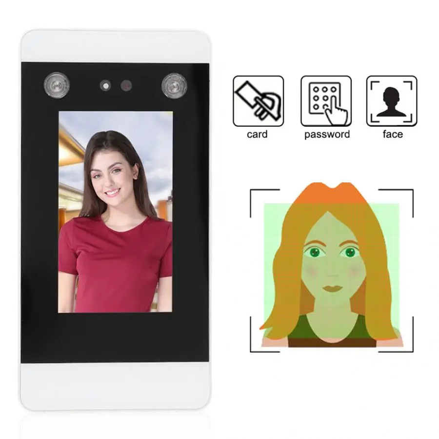 4 3 дюймовый динамический идентификатор лица с паролем карта распознавания