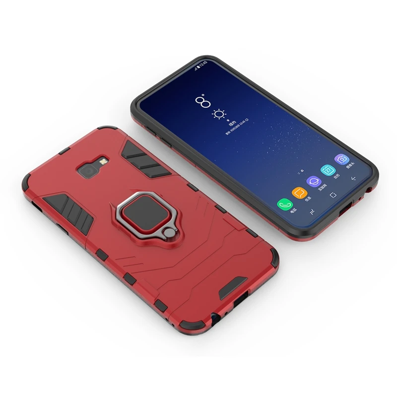 Чехол для телефона samsung J6 J4 Plus 2018 J2 PRO J4CORE два в одном противоударный ПК + ТПУ