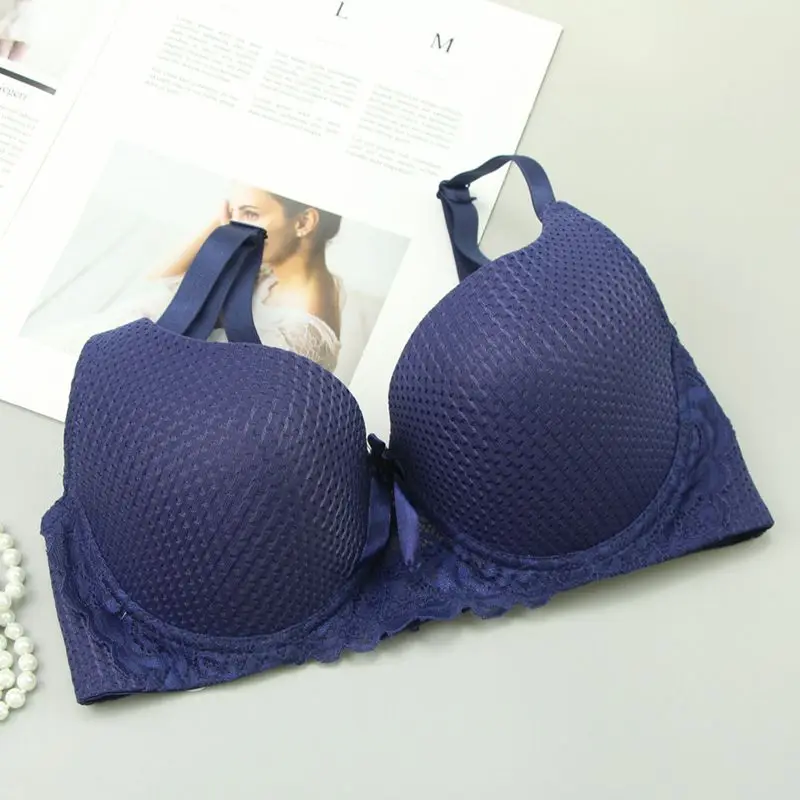 Nouvell Seamless Brand Fashion Sexy Breathable Push Up BCDE Cup Bras Button Female Underwear Plus Size Womens Lingerie