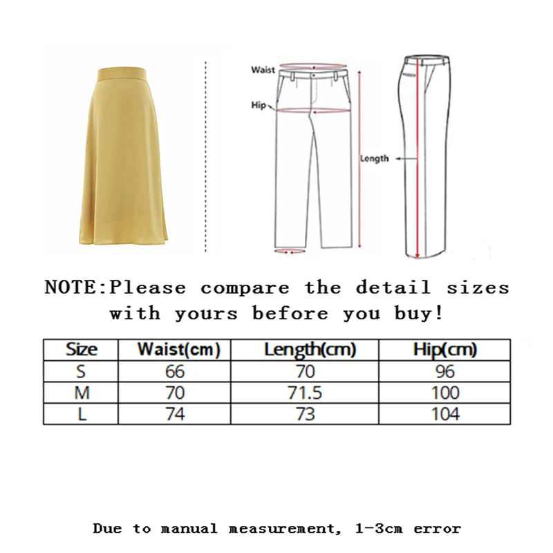 

Vangull OL Style Elegant A-line Ladies Skirts High Waist Solid Office Ladies Workwear Knee-length Skirts for Women 2020 Summer